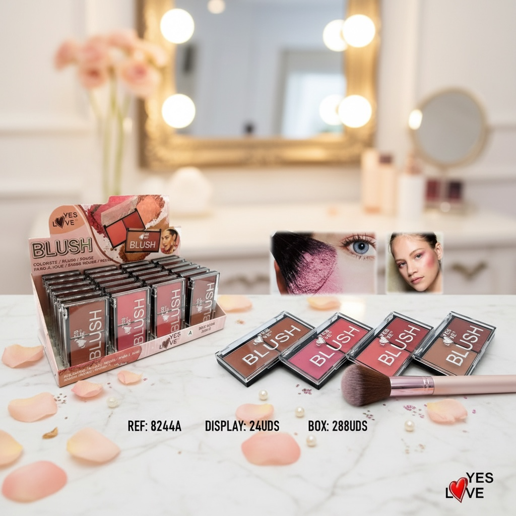 Lot de 24 - Blush double - 8244A - Yes Love