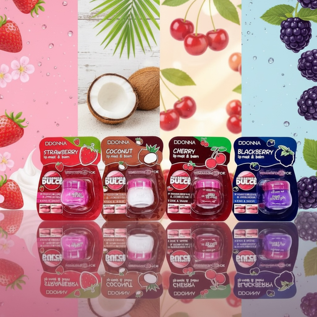 Lot de 24 - Masque Baume à Lèvre Fruit - D’Donna