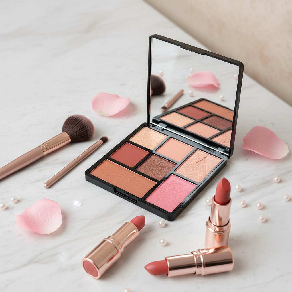 Lot de 12 - Palette de Fards à Paupières et Teint Complet - Sence