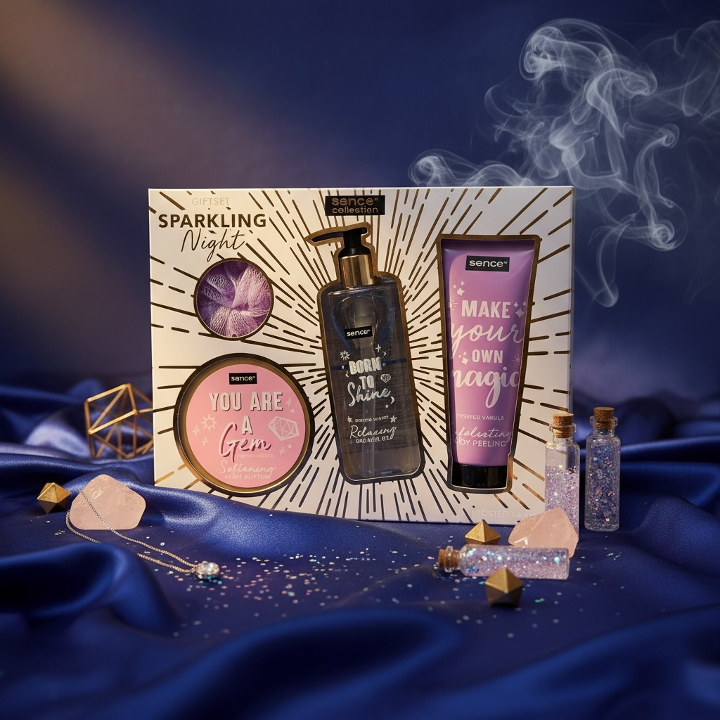 Lot de 2 Pièces -  Coffret Beauté Vanilla Frosted - Sparkling Night - Sence