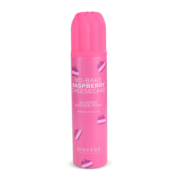 Lot de 6 Pièces - Mousse de Douche No Bake Raspberry Cheescake 250ml - Biovene Barcelona