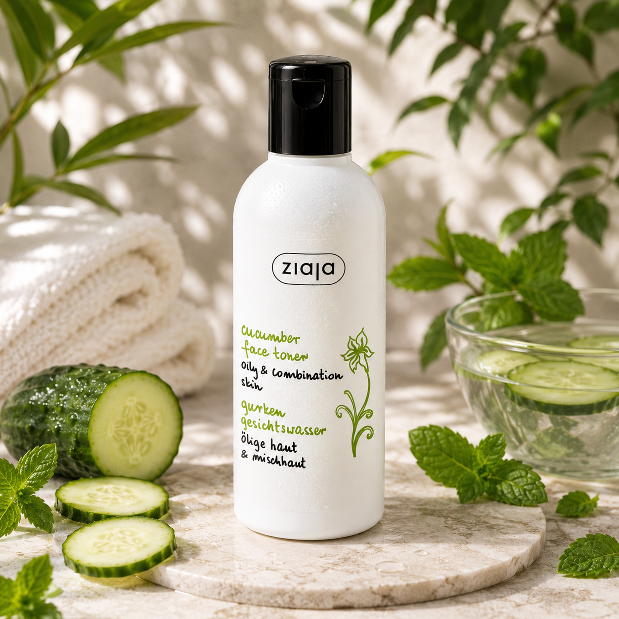 Lot de 6 Pièces - Lotion Perfectrice Concombre Peau Mixte à Grasse - Ziaja