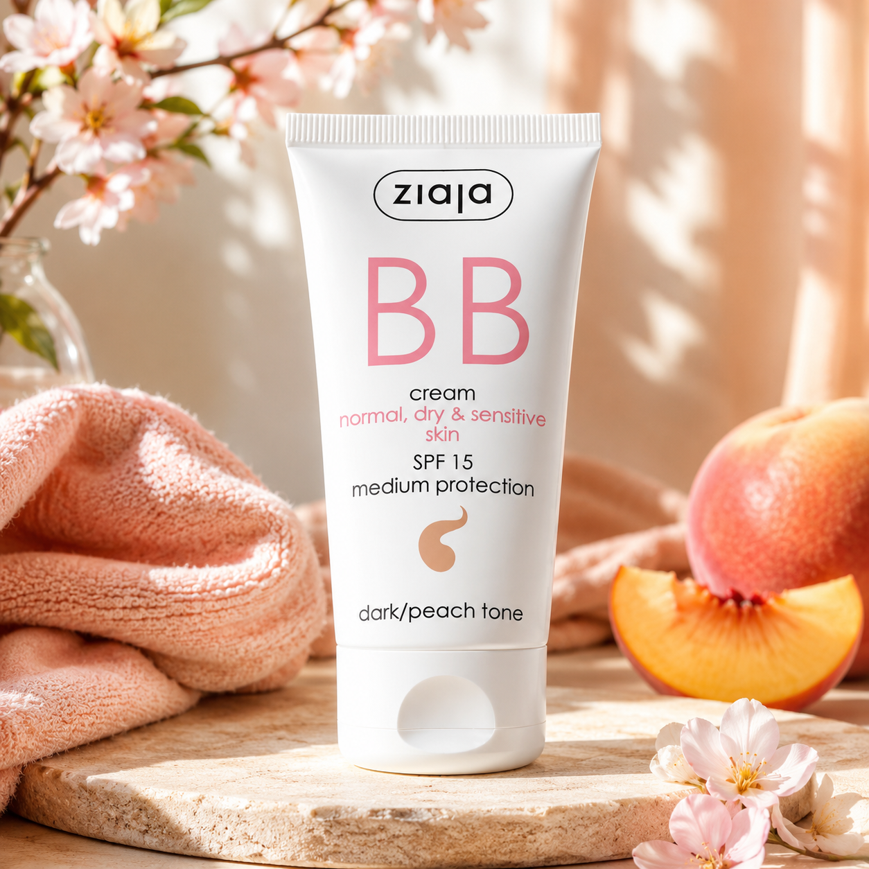 Lot de 6 Pièces - BB Crème pour Peau Sèche & Sensible Beige Doré - Ziaja