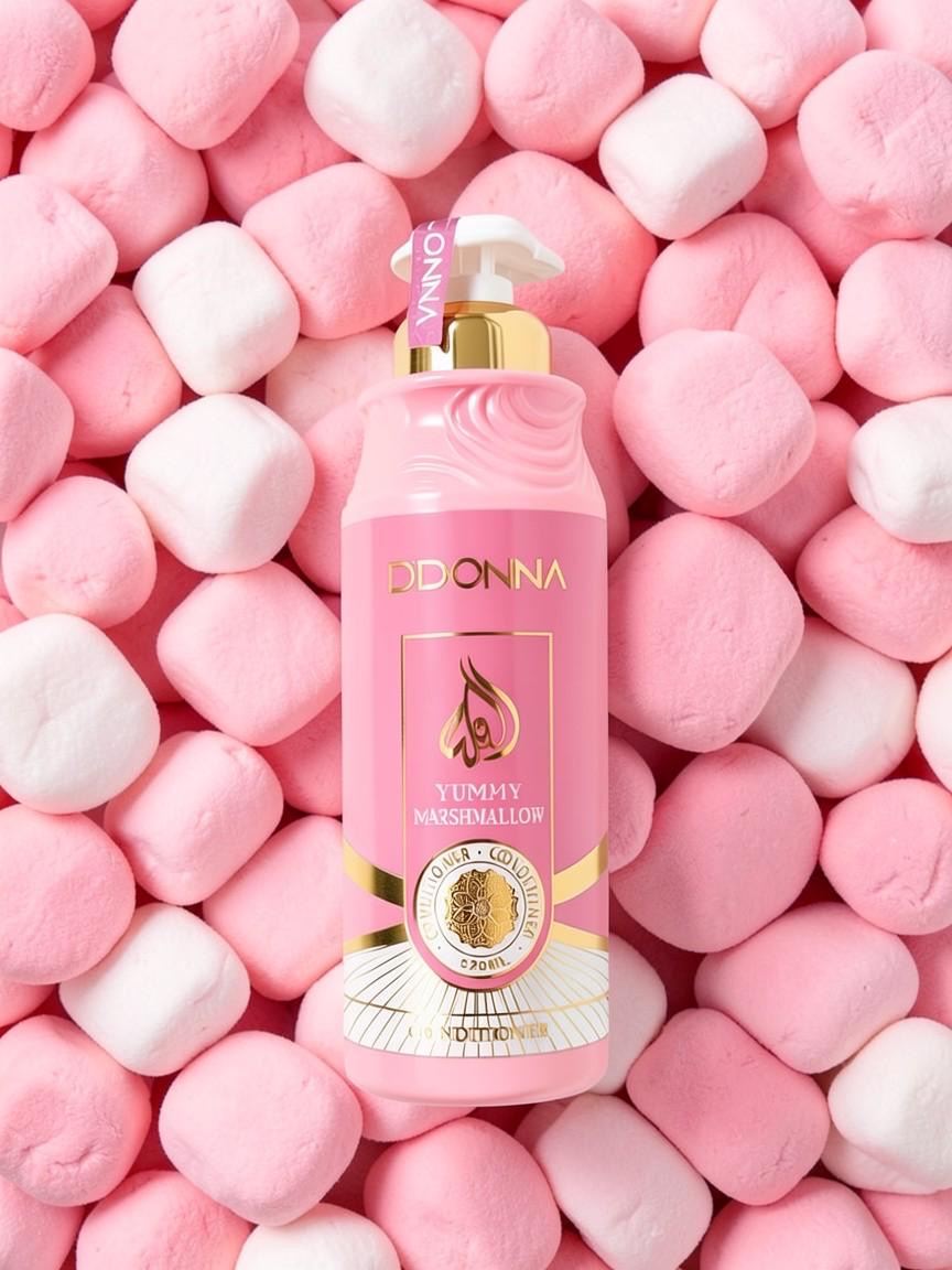 Lot de 6 Pièces - Après-Shampoing Yummy Marshmallow 520ml - D’Donna