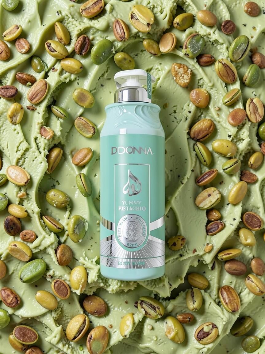 Lot de 6 Pièces - Gel Douche Yummy Pistachio 520ml - D’Donna