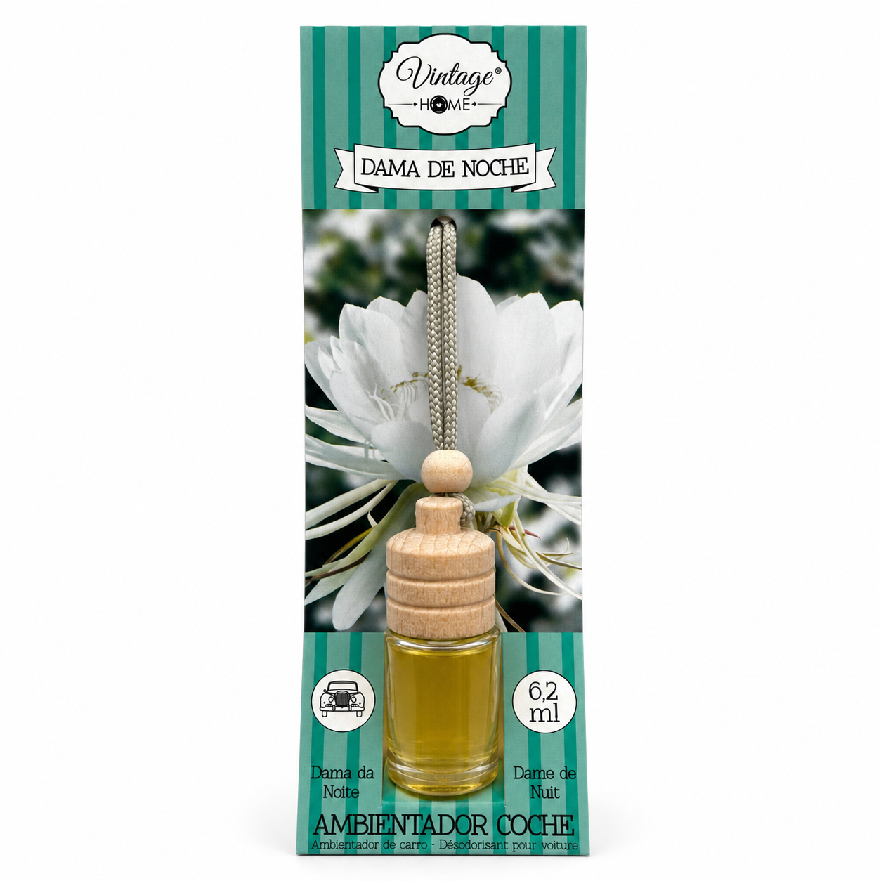 Lot de 12 Pièces - Désodorisant Voiture Dama De Noche 6,2 ml - Vintage Home