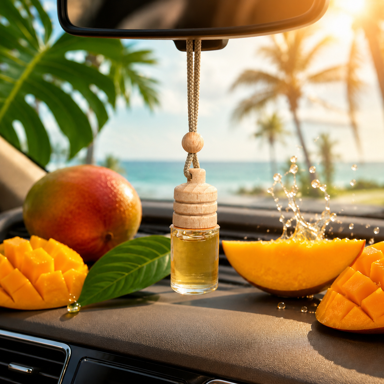 Lot de 12 Pièces - Désodorisant Voiture Mangue 6,2 ml - Vintage Home