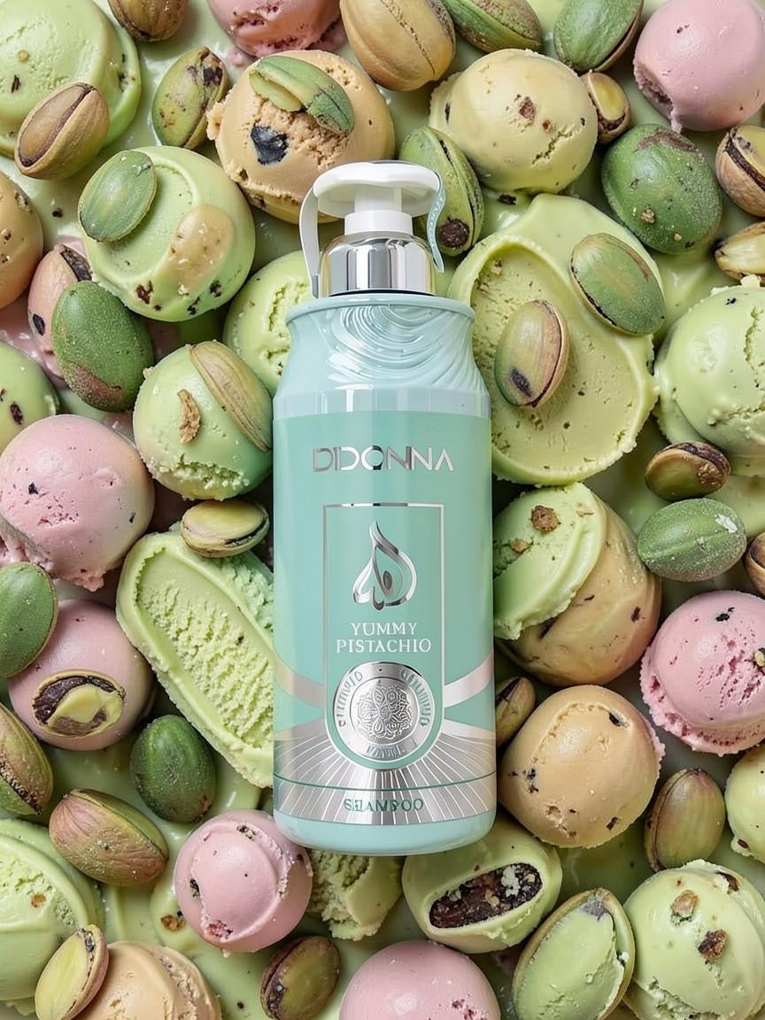 Lot de 6 Pièces - Shampoing Yummy Pistachio 520ml - D’Donna