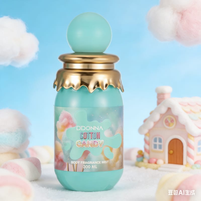 Lot de 6 Pièces - Brumes Corps & Cheveux "Cotton Candy" 300ml - D'Donna
