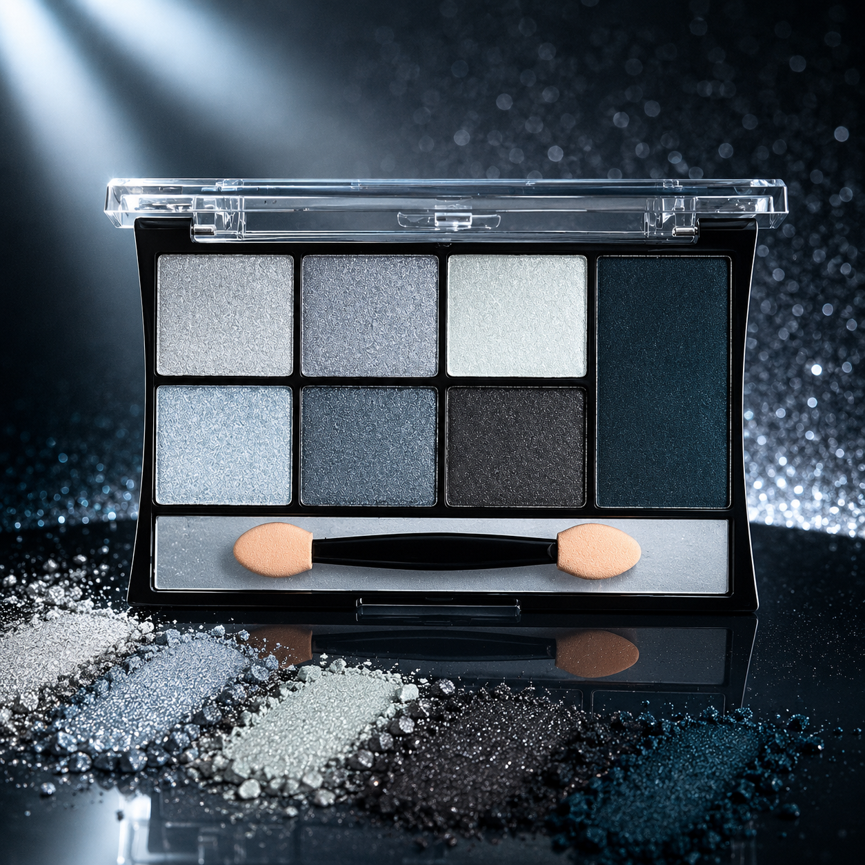 Set of 12 Pieces - Grey Planet Eyeshadows - D'donna
