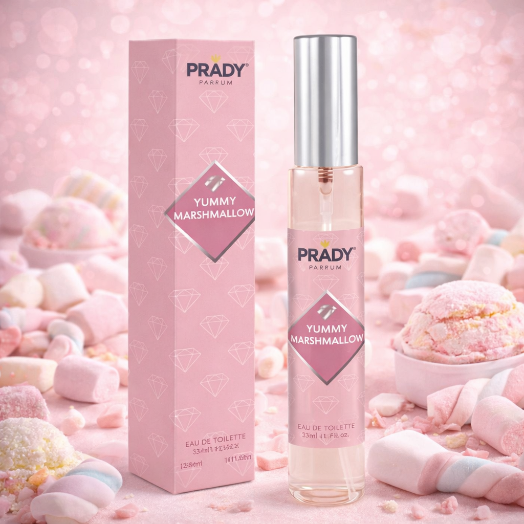 Lot de 6 Pièces - Eau de Yummy Marshmallow  33ML - Prady