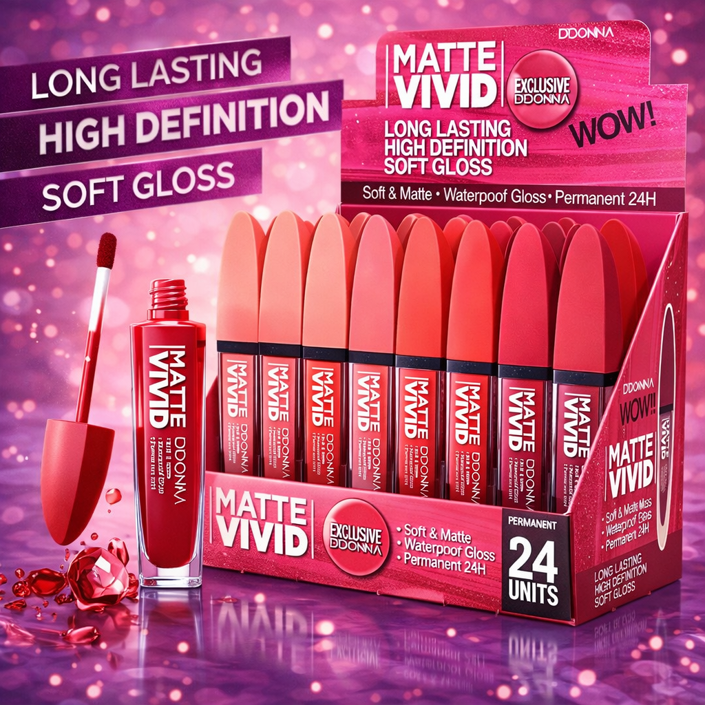 Lot de 24 Pièces - Gloss Matte Vivid - D'Donna