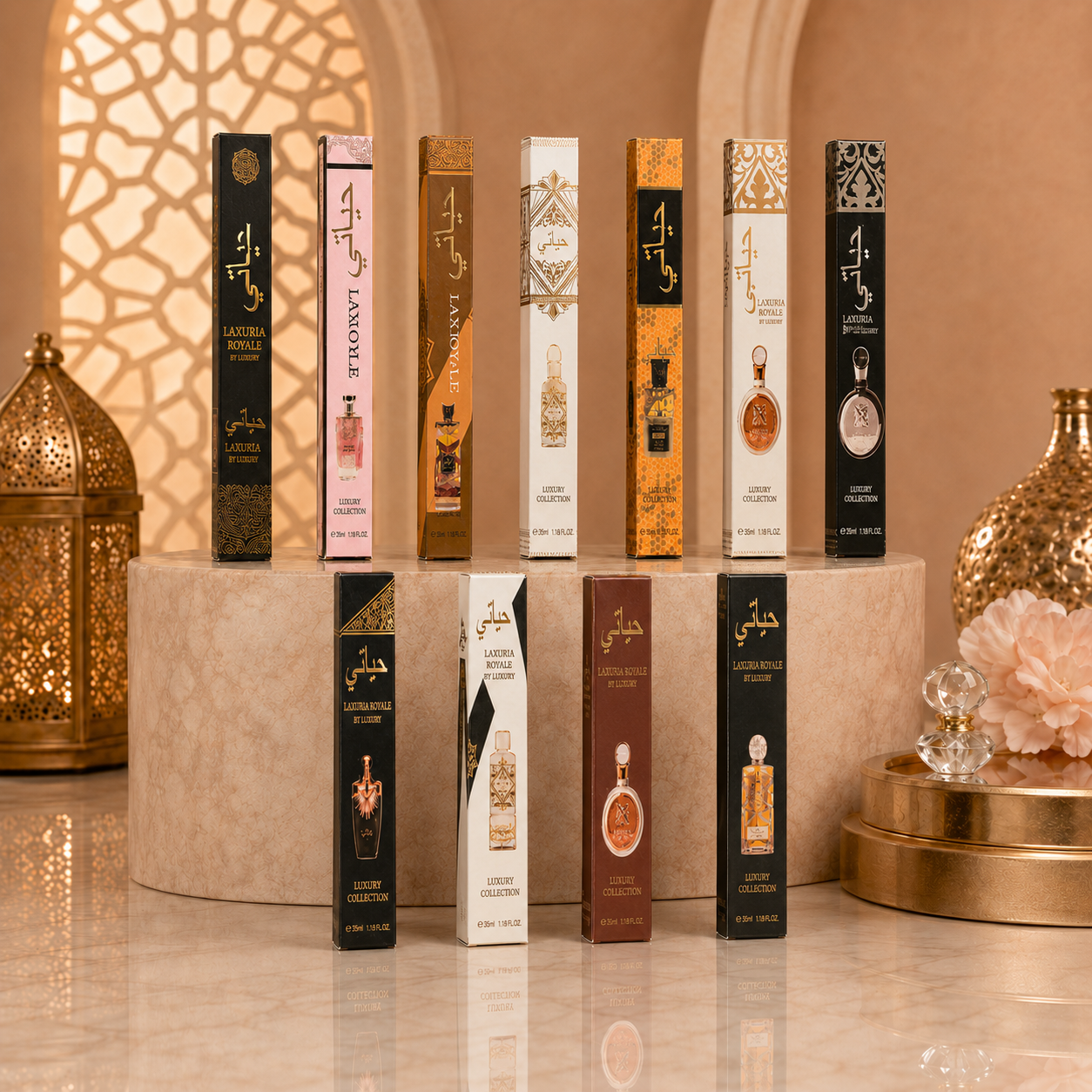 Lot de 17 Pièces - Assortiment De 17 Parfums 35 ml- Laxuria By Luxury