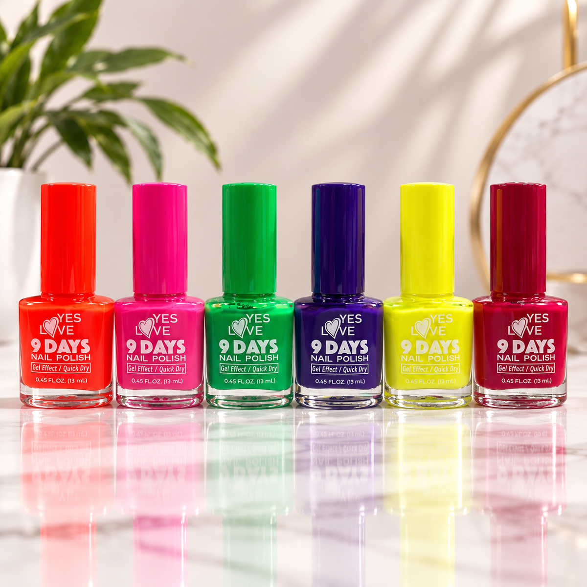 Lot de 24 Pièces - Vernis Effet Gel 9 Jours 2776/5 - Yes Love