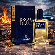 Lot de 6 Pièces - Eau de Toilette  Pour Homme Soul Blue 90 ml - Prady