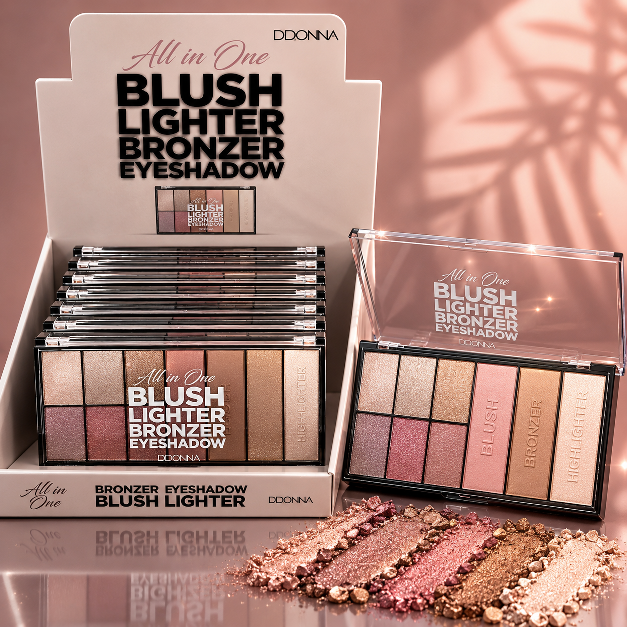 Set of 12 Pieces - All in One Palette - B 11135 - D'donna