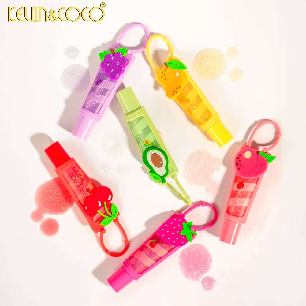 🍓 Lot de 36 Lip Gloss Fruit Time – Présentoir Fruits - Kevin & Coco