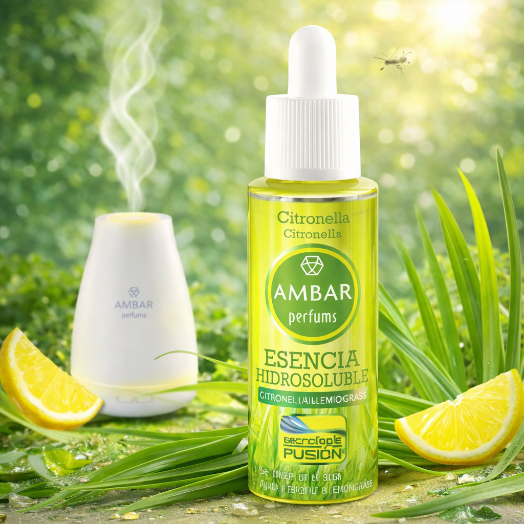 Lot de 4 Pièces - Essence Concentré Citronnelle Anti Moustiques - Ambar
