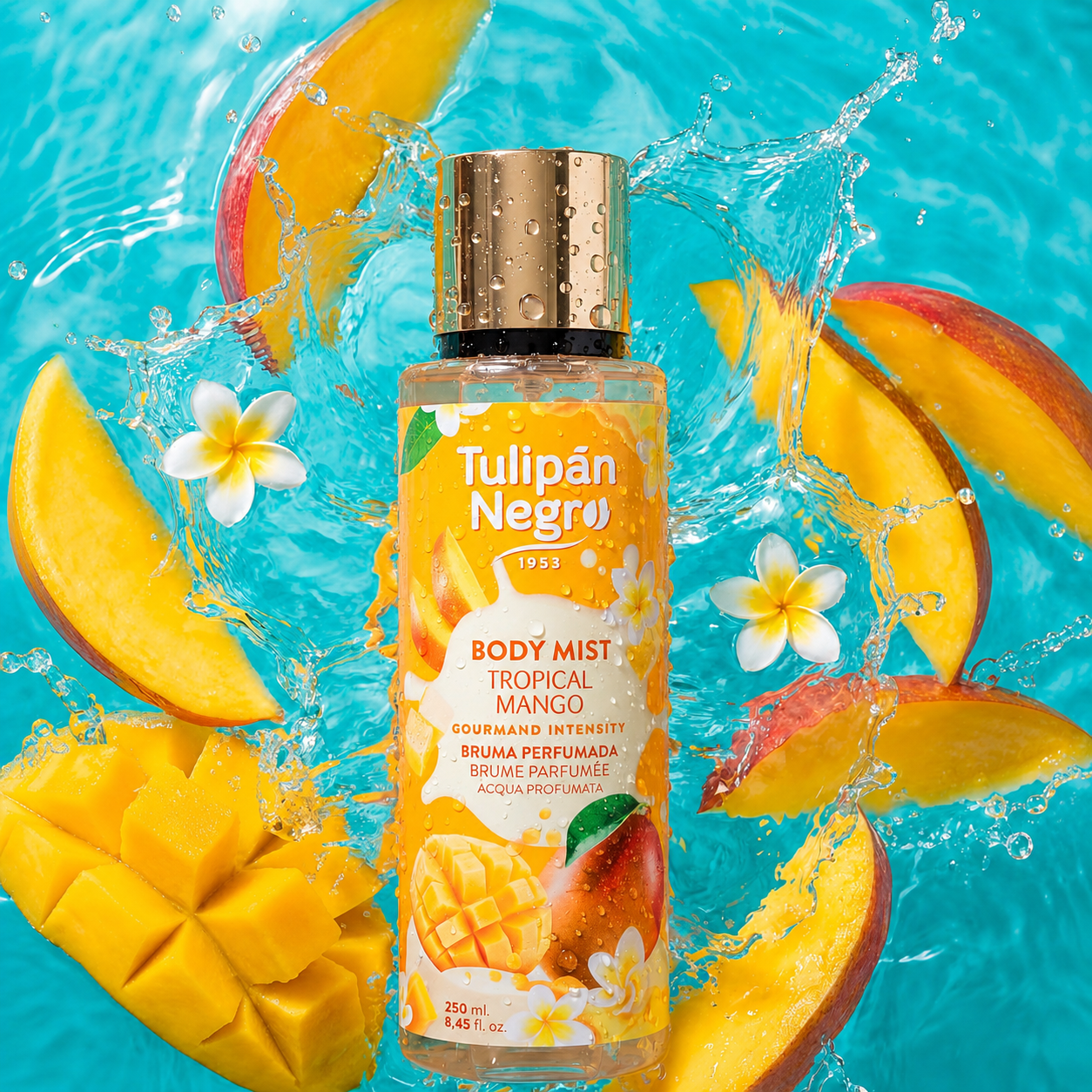 Lot de 6 Pièces - Brumes Parfumées Tropical Mango 250ml – Tulipan Negro