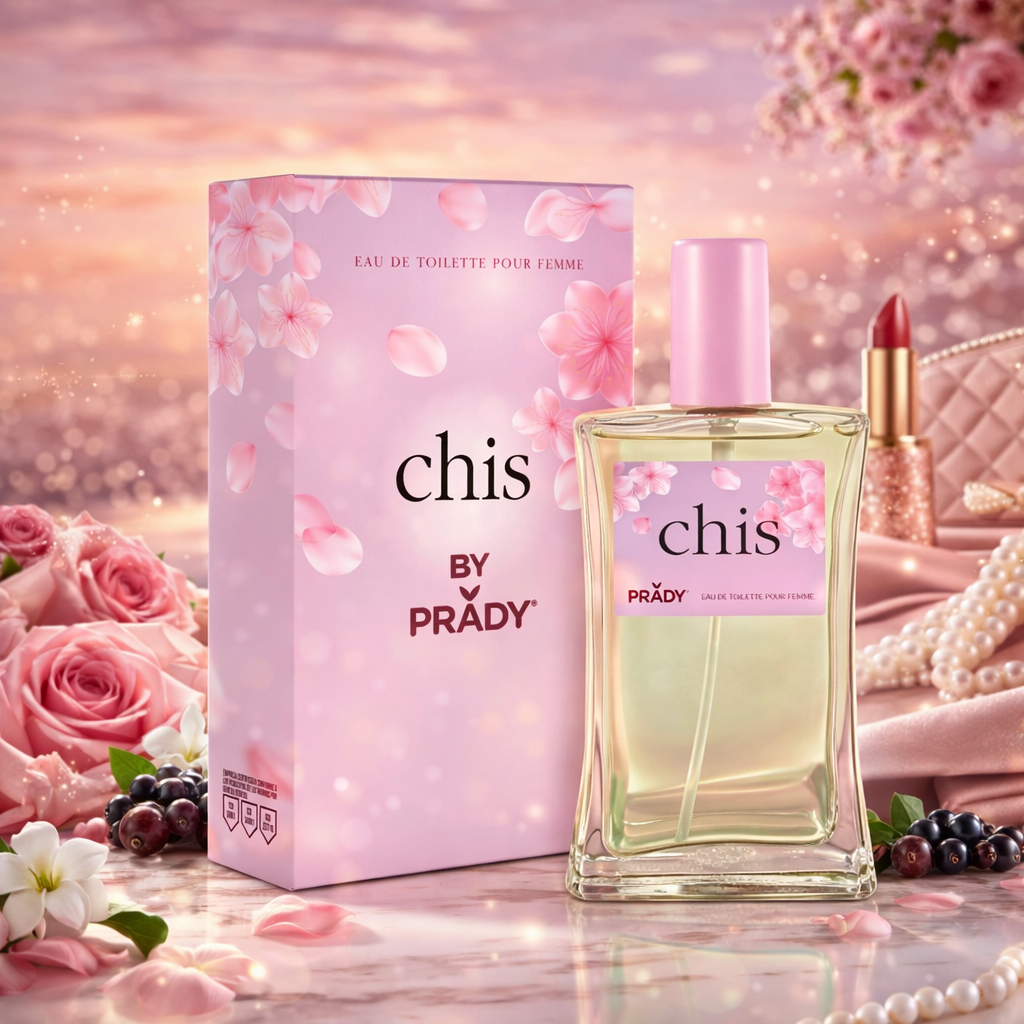 Lot de 6 Pièces - Eau de Parfum Pour Femme Chis 90 ml - Prady