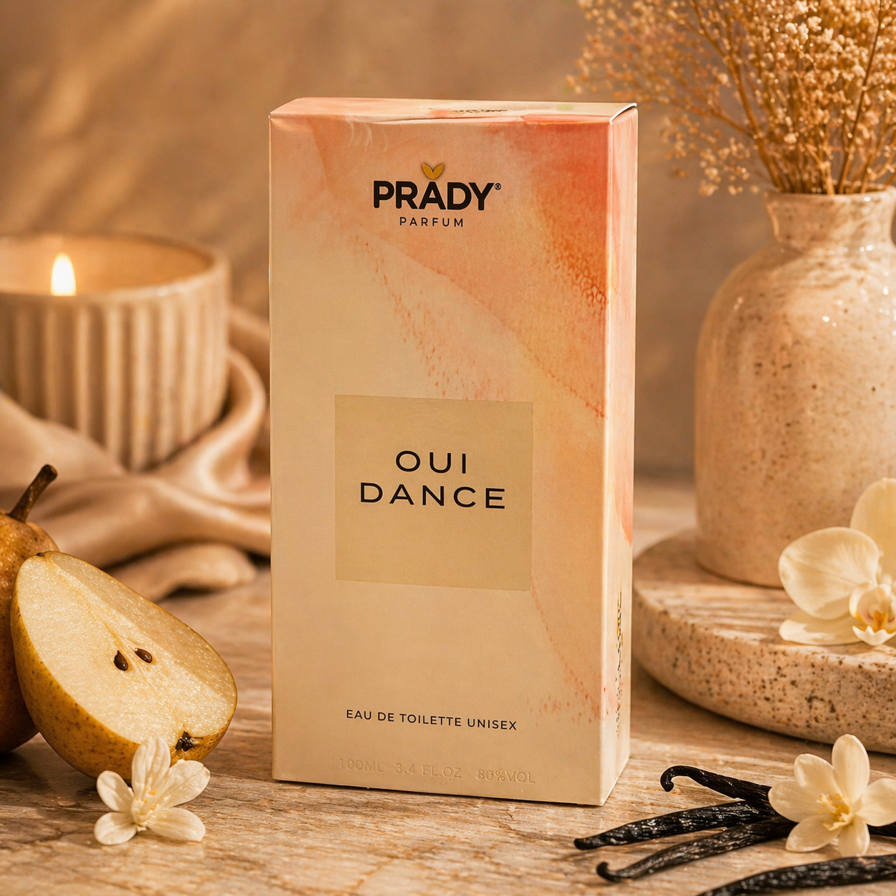 Lot De 6 Pièces - Eau de Toilette Oui Dance 100 ML Femme - Prady