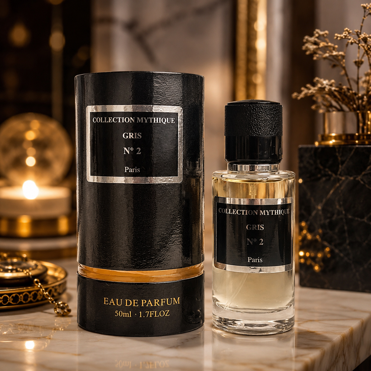 Lot de 6 Pièces - Parfum Gris N°2 Collection Mythique 50ml - Collection Mythique