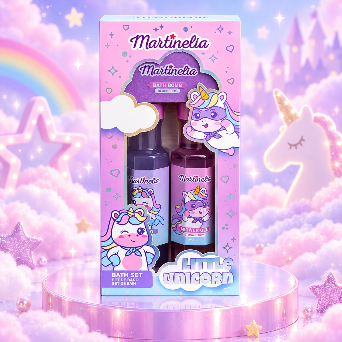 3 piece little unicorn box set Martinelia 90130