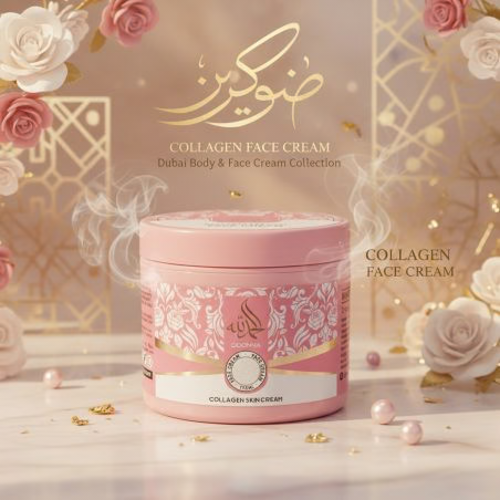 Lot de 12 Pièces - Crème Visage aux Collagène Pinky 115g - D'Donna