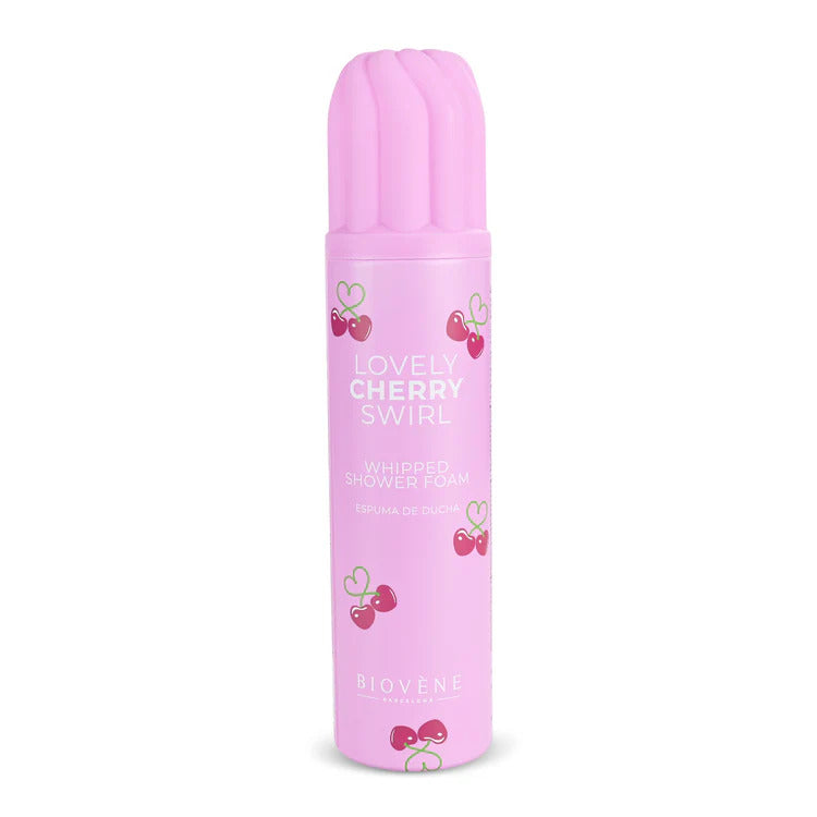 Lot de 6 Pièces - Mousse de Douche Lovely Cherry Swirl 250ml - Biovene Barcelona