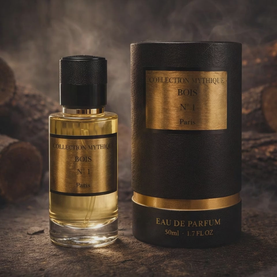 Charger la vidéo : Lot de 6 Pièces - Eau de Parfum Bois N°1 Collection Mythique 50ml - Collection Mythique