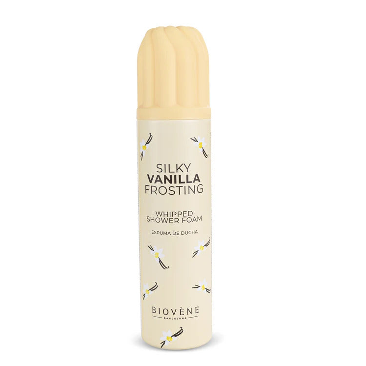 Lot de 6 Pièces - Mousse de Douche Silky Vanilla Frosting 250ml - Biovene Barcelona