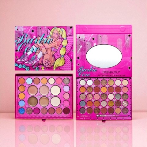 Lot de 6 (6€ la pièce) Palette Barbie 61 Couleurs - KEVIN & COCO KC231699