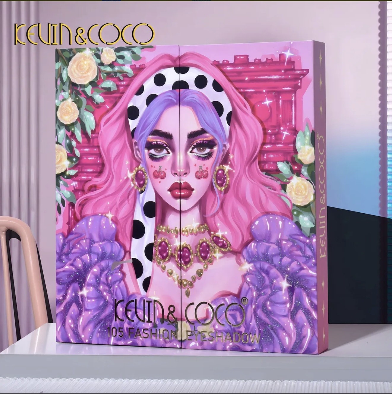 Lot de 3 (6,50€ la pièce) PALETTE 105 COULEURS DE KEVIN & COCO KC231989