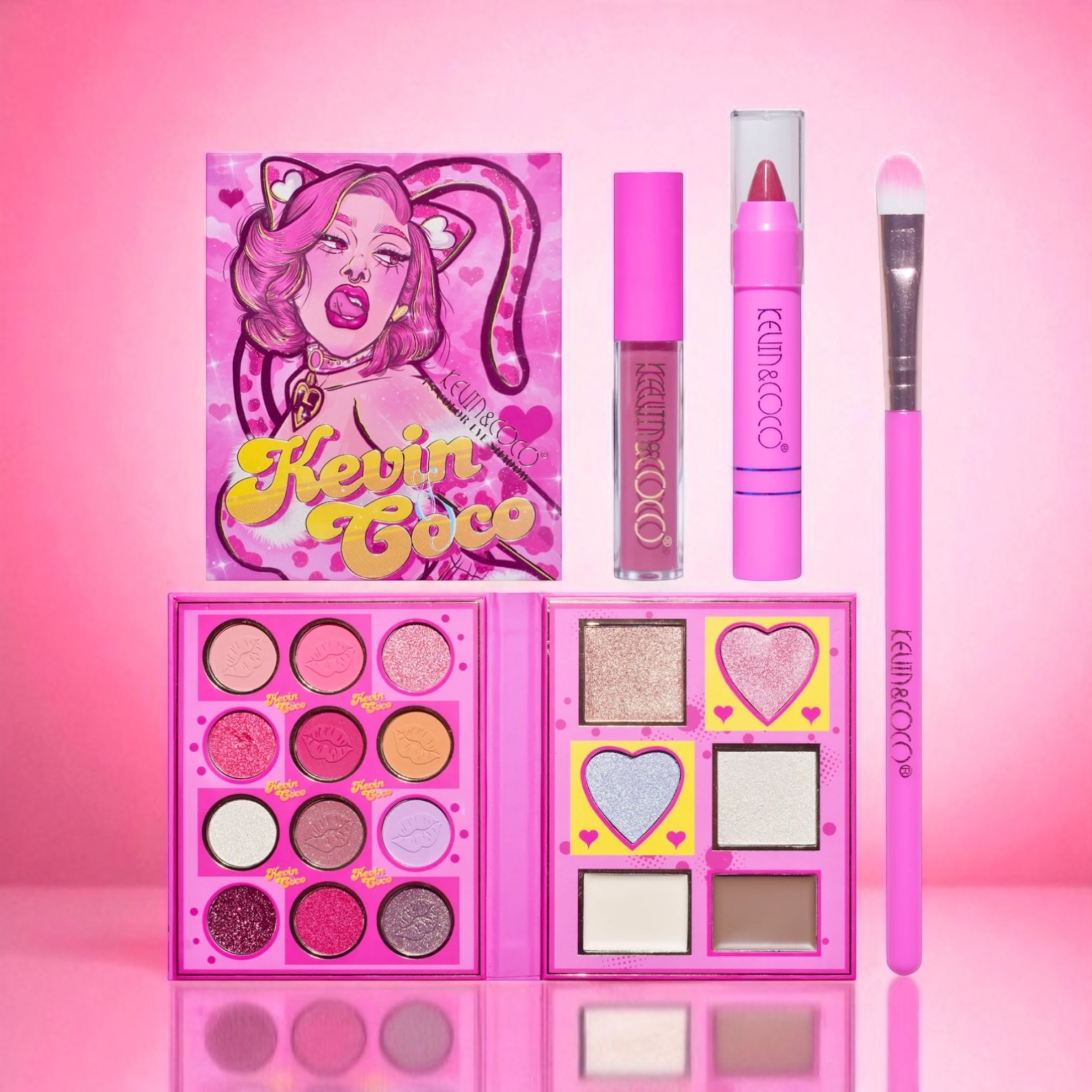 Lot de 6 (3,70€ la pièce) Set Eye Shadow Make Up Set - KEVIN & COCO KC231910