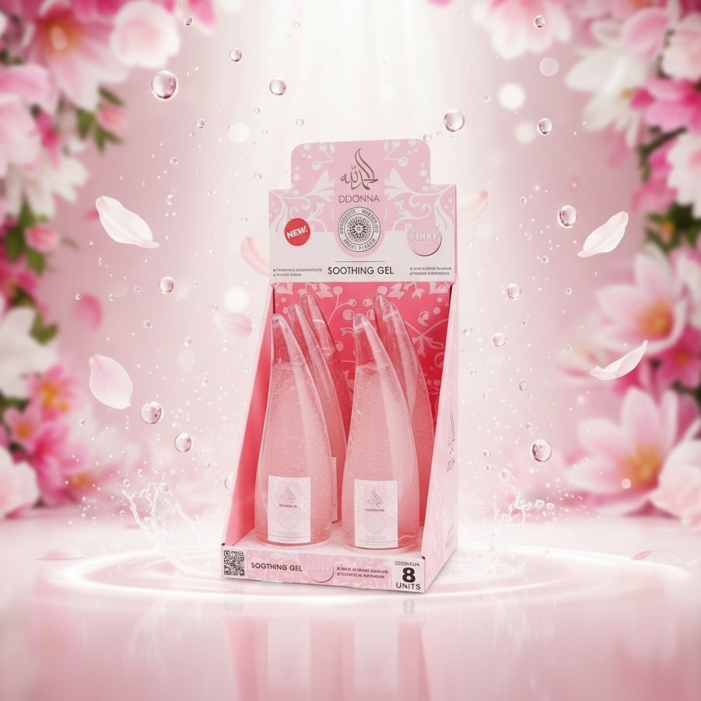 Lot de 8 (1,45€ La pièce) - Gel Hydratant parfumé Pinky 260ml - D'Donna